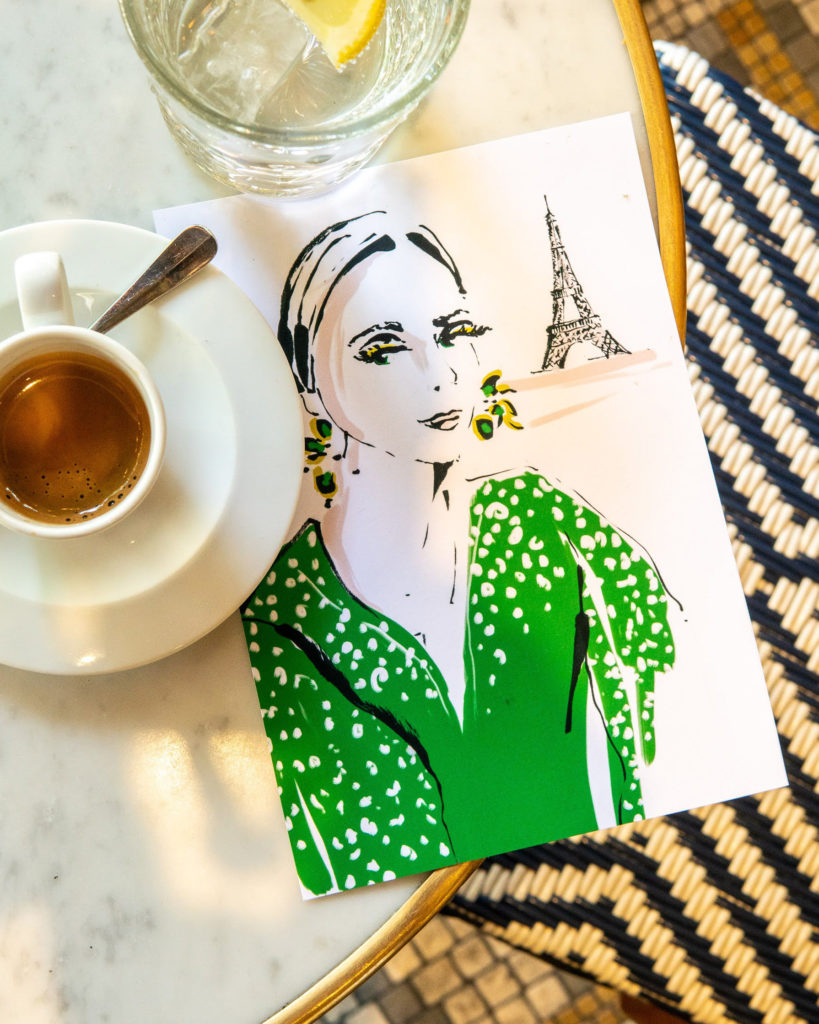 Reisetagebuch Paris mit Illustrationen von Nadja König
