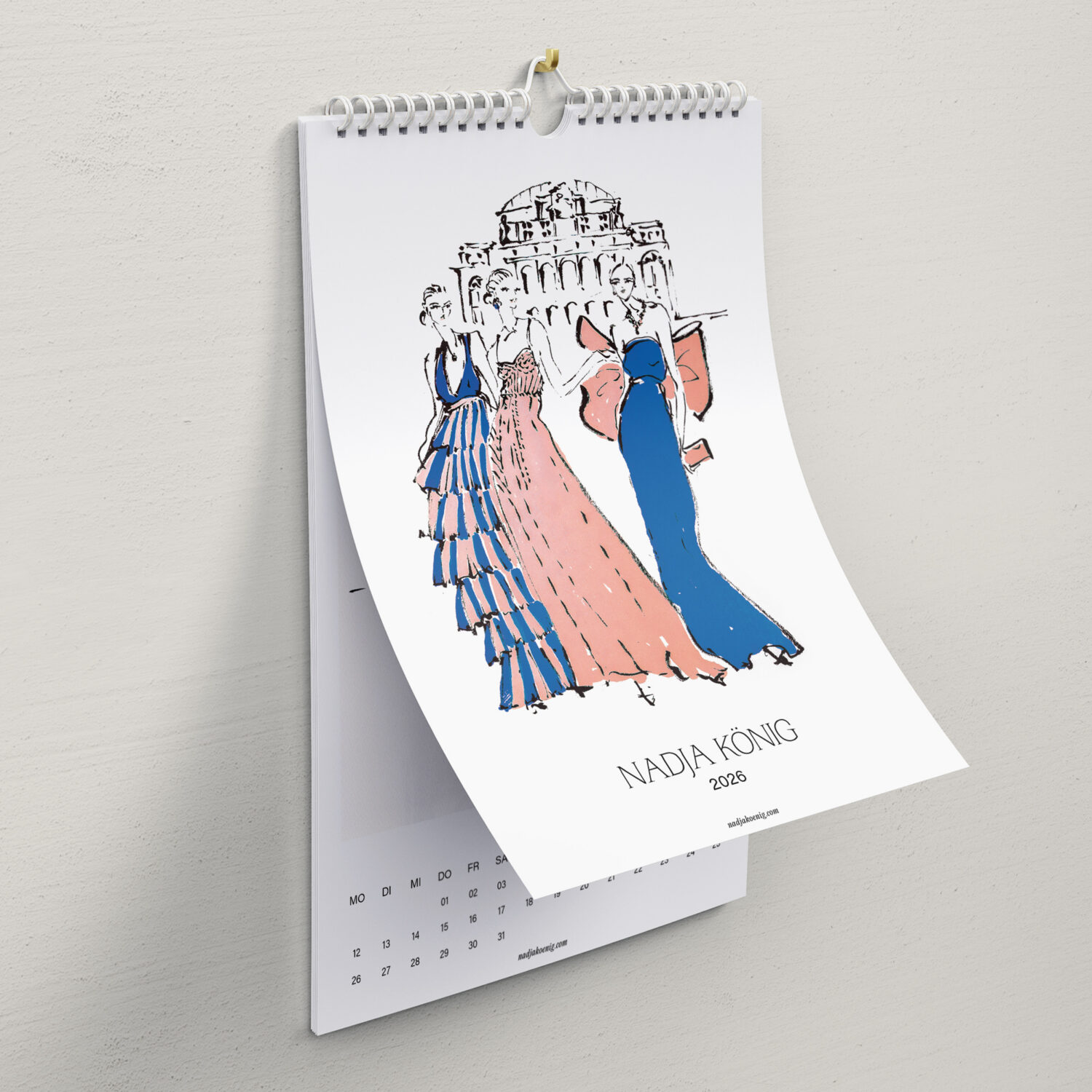 Nadja König Wandkalender 2026