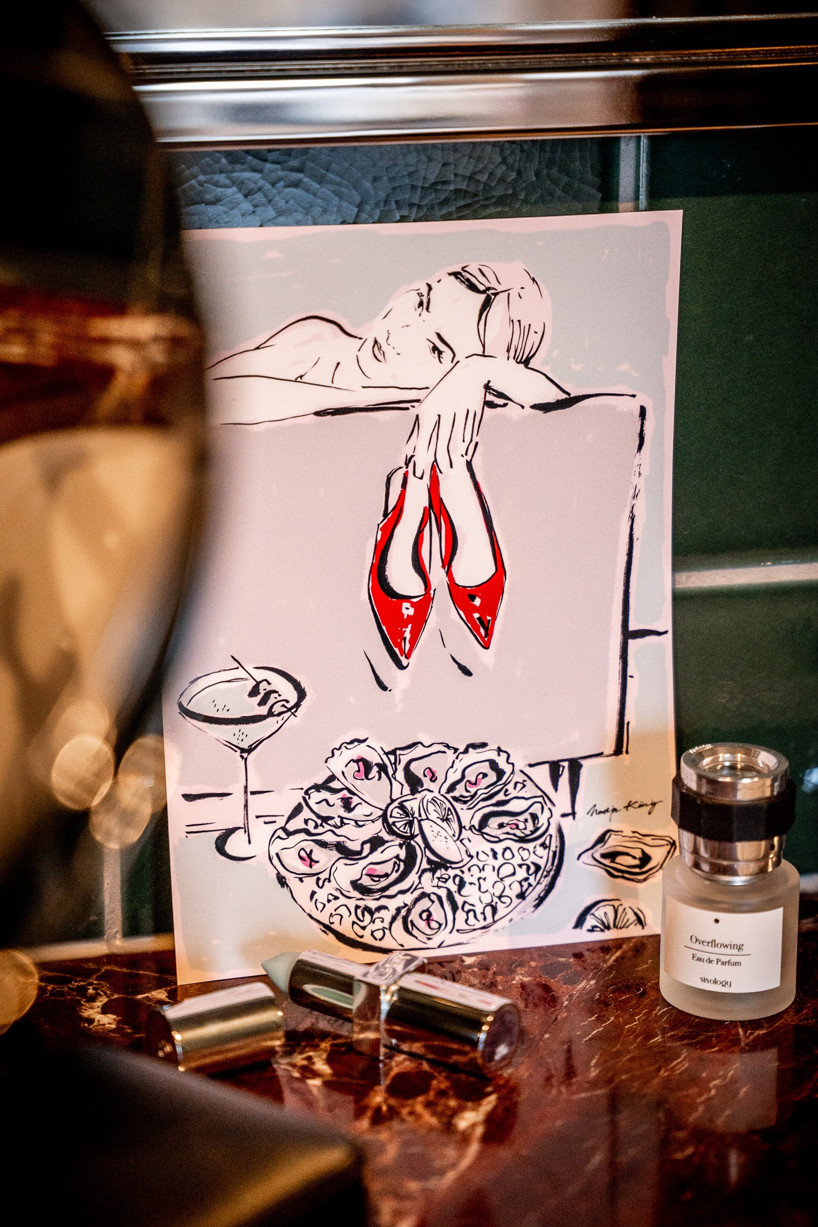 Illustration by Nadja König at Château Royal Berlin